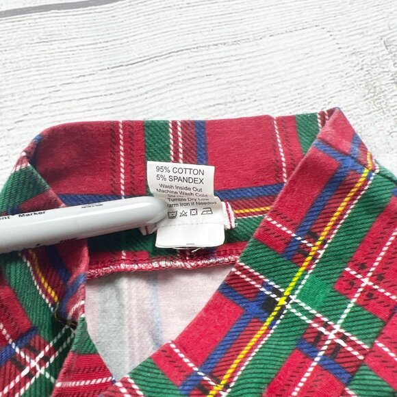 Mud Pie Tartan Plaid Pants - Picture 3 of 4